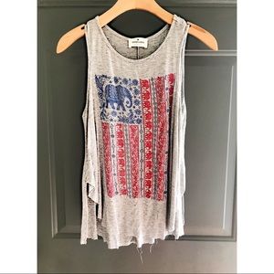 American Flag Tank Top